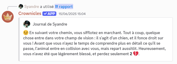 Un exemple de petit malheur